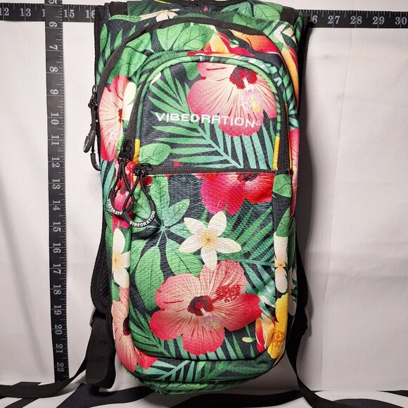 Vibedration Hydration Backpack w/o bladder - Tropical - Used main image 4